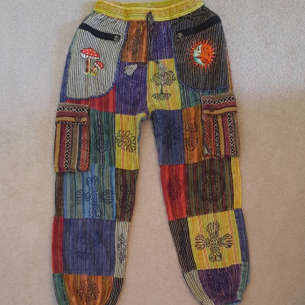 Rising International Striped Cotton Pants